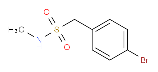 1-(4-bromophenyl)-N-methylmethanesulfonamide