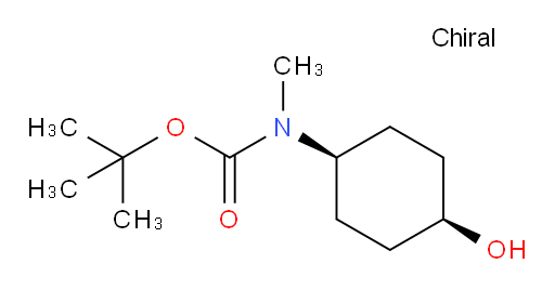 tert-butyl N-methyl-N-[(1s,4s)-4-hydroxycyclohexyl]carbamate