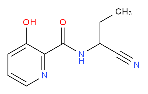 N-(1-cyanopropyl)-3-hydroxypyridine-2-carboxamide