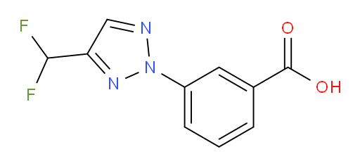 3-[4-(difluoromethyl)-2H-1,2,3-triazol-2-yl]benzoic acid