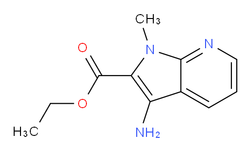 ethyl 3-amino-1-methyl-1H-pyrrolo[2,3-b]pyridine-2-carboxylate