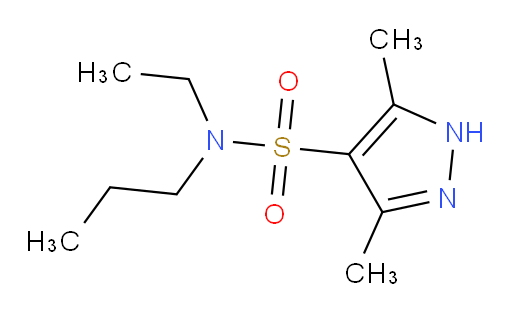N-ethyl-3,5-dimethyl-N-propyl-1H-pyrazole-4-sulfonamide