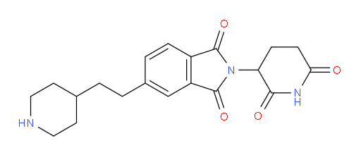 2-(2,6-dioxopiperidin-3-yl)-5-[2-(piperidin-4-yl)ethyl]-2,3-dihydro-1H-isoindole-1,3-dione