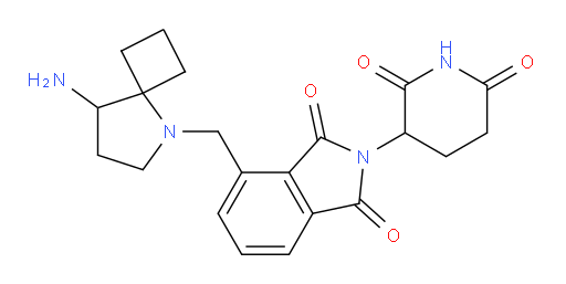 4-({8-amino-5-azaspiro[3.4]octan-5-yl}methyl)-2-(2,6-dioxopiperidin-3-yl)-2,3-dihydro-1H-isoindole-1,3-dione