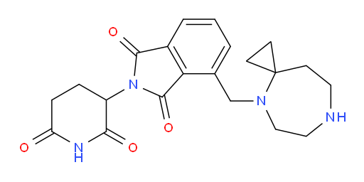 4-({4,7-diazaspiro[2.6]nonan-4-yl}methyl)-2-(2,6-dioxopiperidin-3-yl)-2,3-dihydro-1H-isoindole-1,3-dione