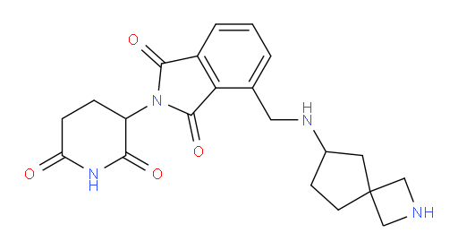 4-[({2-azaspiro[3.4]octan-6-yl}amino)methyl]-2-(2,6-dioxopiperidin-3-yl)-2,3-dihydro-1H-isoindole-1,3-dione