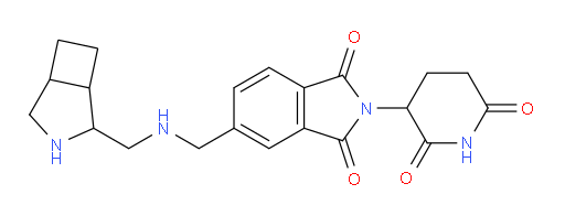 5-{[({3-azabicyclo[3.2.0]heptan-2-yl}methyl)amino]methyl}-2-(2,6-dioxopiperidin-3-yl)-2,3-dihydro-1H-isoindole-1,3-dione