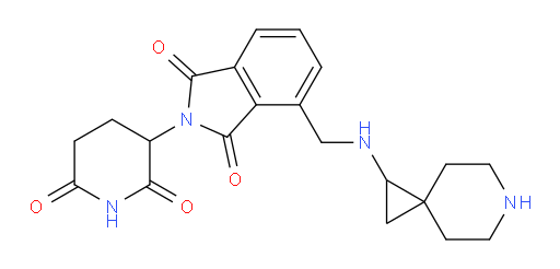 4-[({6-azaspiro[2.5]octan-1-yl}amino)methyl]-2-(2,6-dioxopiperidin-3-yl)-2,3-dihydro-1H-isoindole-1,3-dione