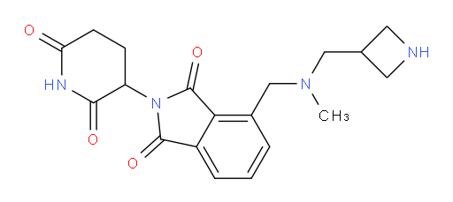 4-({[(azetidin-3-yl)methyl](methyl)amino}methyl)-2-(2,6-dioxopiperidin-3-yl)-2,3-dihydro-1H-isoindole-1,3-dione
