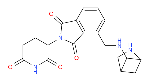 4-[({2-azabicyclo[2.1.1]hexan-5-yl}amino)methyl]-2-(2,6-dioxopiperidin-3-yl)-2,3-dihydro-1H-isoindole-1,3-dione