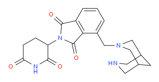 4-({3,7-diazabicyclo[3.3.1]nonan-3-yl}methyl)-2-(2,6-dioxopiperidin-3-yl)-2,3-dihydro-1H-isoindole-1,3-dione