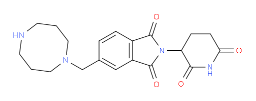 5-[(1,5-diazocan-1-yl)methyl]-2-(2,6-dioxopiperidin-3-yl)-2,3-dihydro-1H-isoindole-1,3-dione