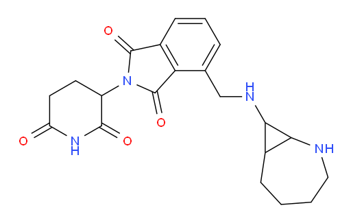 4-[({2-azabicyclo[5.1.0]octan-8-yl}amino)methyl]-2-(2,6-dioxopiperidin-3-yl)-2,3-dihydro-1H-isoindole-1,3-dione