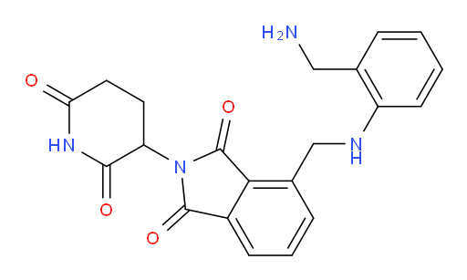 4-({[2-(aminomethyl)phenyl]amino}methyl)-2-(2,6-dioxopiperidin-3-yl)-2,3-dihydro-1H-isoindole-1,3-dione