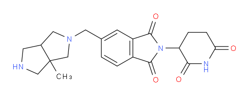 5-({3a-methyl-octahydropyrrolo[3,4-c]pyrrol-2-yl}methyl)-2-(2,6-dioxopiperidin-3-yl)-2,3-dihydro-1H-isoindole-1,3-dione
