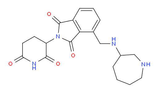 4-{[(azepan-3-yl)amino]methyl}-2-(2,6-dioxopiperidin-3-yl)-2,3-dihydro-1H-isoindole-1,3-dione