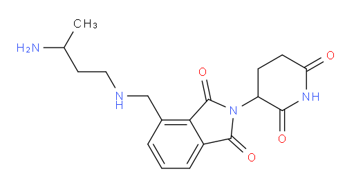 4-{[(3-aminobutyl)amino]methyl}-2-(2,6-dioxopiperidin-3-yl)-2,3-dihydro-1H-isoindole-1,3-dione