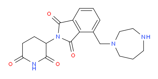 4-[(1,4-diazepan-1-yl)methyl]-2-(2,6-dioxopiperidin-3-yl)-2,3-dihydro-1H-isoindole-1,3-dione