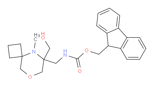 (9H-fluoren-9-yl)methyl N-{[6-(hydroxymethyl)-5-methyl-8-oxa-5-azaspiro[3.5]nonan-6-yl]methyl}carbamate