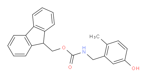 (9H-fluoren-9-yl)methyl N-[(5-hydroxy-2-methylphenyl)methyl]carbamate