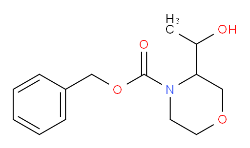 benzyl 3-(1-hydroxyethyl)morpholine-4-carboxylate