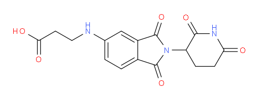 3-{[2-(2,6-dioxopiperidin-3-yl)-1,3-dioxo-2,3-dihydro-1H-isoindol-5-yl]amino}propanoic acid