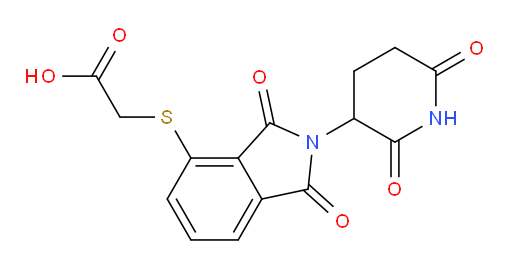 2-{[2-(2,6-dioxopiperidin-3-yl)-1,3-dioxo-2,3-dihydro-1H-isoindol-4-yl]sulfanyl}acetic acid
