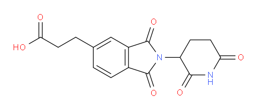 3-[2-(2,6-dioxopiperidin-3-yl)-1,3-dioxo-2,3-dihydro-1H-isoindol-5-yl]propanoic acid