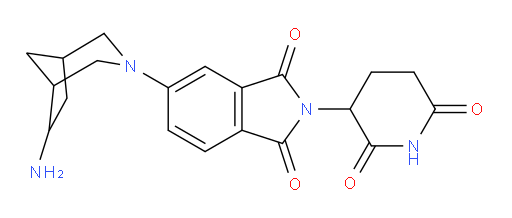 5-{6-amino-3-azabicyclo[3.2.1]octan-3-yl}-2-(2,6-dioxopiperidin-3-yl)-2,3-dihydro-1H-isoindole-1,3-dione