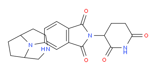 5-{3,9-diazabicyclo[4.2.1]nonan-9-yl}-2-(2,6-dioxopiperidin-3-yl)-2,3-dihydro-1H-isoindole-1,3-dione