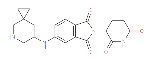 5-({5-azaspiro[2.5]octan-7-yl}amino)-2-(2,6-dioxopiperidin-3-yl)-2,3-dihydro-1H-isoindole-1,3-dione