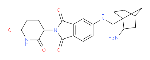 5-[({2-aminobicyclo[2.2.1]heptan-1-yl}methyl)amino]-2-(2,6-dioxopiperidin-3-yl)-2,3-dihydro-1H-isoindole-1,3-dione
