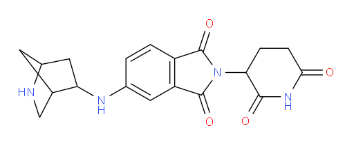 5-({2-azabicyclo[2.2.1]heptan-5-yl}amino)-2-(2,6-dioxopiperidin-3-yl)-2,3-dihydro-1H-isoindole-1,3-dione