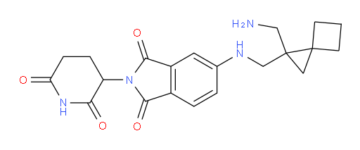 5-({[1-(aminomethyl)spiro[2.3]hexan-1-yl]methyl}amino)-2-(2,6-dioxopiperidin-3-yl)-2,3-dihydro-1H-isoindole-1,3-dione