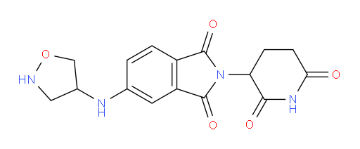 2-(2,6-dioxopiperidin-3-yl)-5-[(1,2-oxazolidin-4-yl)amino]-2,3-dihydro-1H-isoindole-1,3-dione