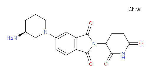 5-[(3S)-3-aminopiperidin-1-yl]-2-(2,6-dioxopiperidin-3-yl)-2,3-dihydro-1H-isoindole-1,3-dione