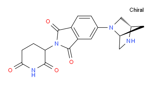 5-[(1S,4S)-2,5-diazabicyclo[2.2.1]heptan-2-yl]-2-(2,6-dioxopiperidin-3-yl)-2,3-dihydro-1H-isoindole-1,3-dione