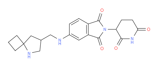 5-[({5-azaspiro[3.4]octan-7-yl}methyl)amino]-2-(2,6-dioxopiperidin-3-yl)-2,3-dihydro-1H-isoindole-1,3-dione