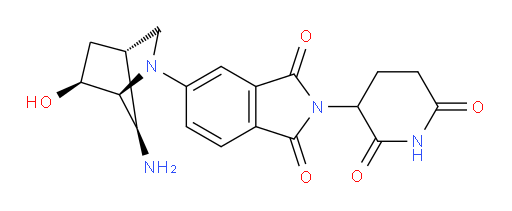 rac-5-[(1R,4S,6R,7S)-7-amino-6-hydroxy-2-azabicyclo[2.2.1]heptan-2-yl]-2-(2,6-dioxopiperidin-3-yl)-2,3-dihydro-1H-isoindole-1,3-dione