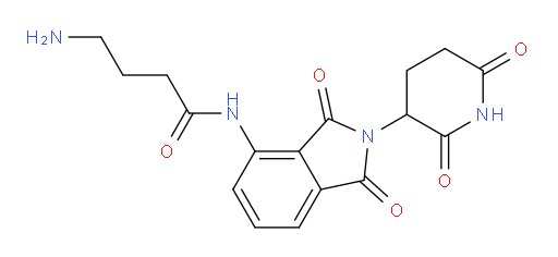 4-amino-N-[2-(2,6-dioxopiperidin-3-yl)-1,3-dioxo-2,3-dihydro-1H-isoindol-4-yl]butanamide