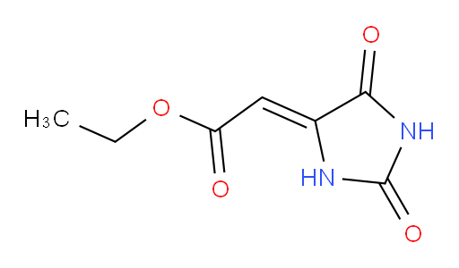 ethyl 2-(2,5-dioxoimidazolidin-4-ylidene)acetate