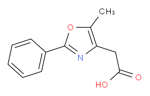 2-(5-methyl-2-phenyl-1,3-oxazol-4-yl)acetic acid