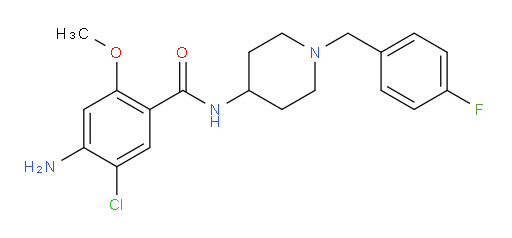 4-amino-5-chloro-N-{1-[(4-fluorophenyl)methyl]piperidin-4-yl}-2-methoxybenzamide