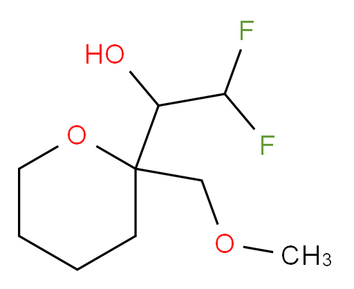 2,2-difluoro-1-(2-(methoxymethyl)tetrahydro-2H-pyran-2-yl)ethanol