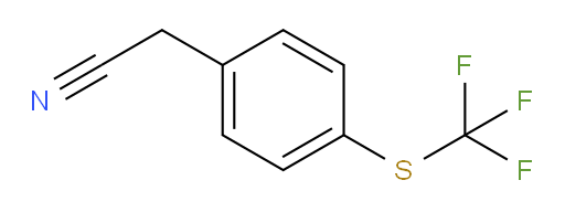 2-{4-[(trifluoromethyl)sulfanyl]phenyl}acetonitrile