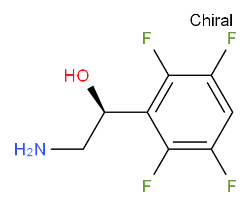 (1S)-2-amino-1-(2,3,5,6-tetrafluorophenyl)ethan-1-ol