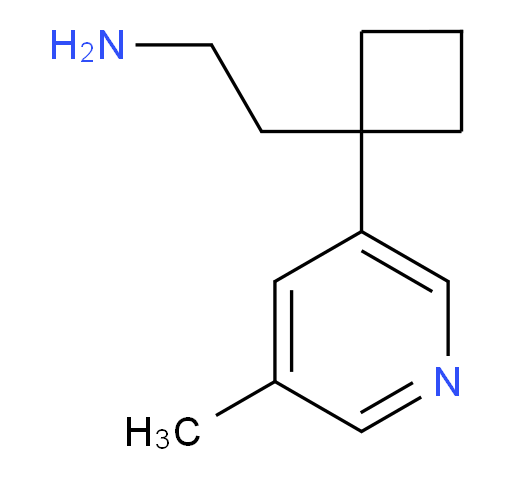 2-[1-(5-methylpyridin-3-yl)cyclobutyl]ethan-1-amine