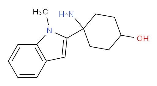 4-amino-4-(1-methyl-1H-indol-2-yl)cyclohexan-1-ol
