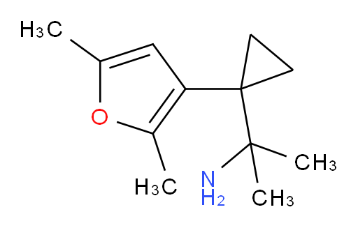 2-[1-(2,5-dimethylfuran-3-yl)cyclopropyl]propan-2-amine