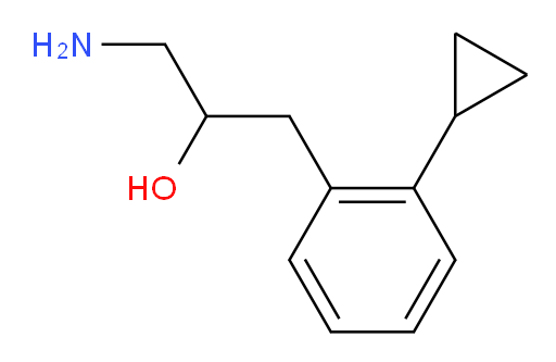 1-amino-3-(2-cyclopropylphenyl)propan-2-ol